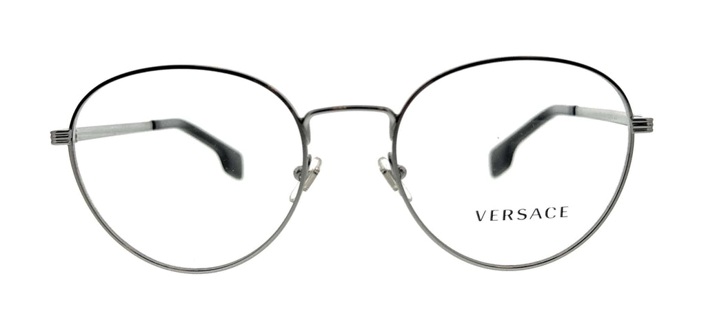 Versace 0VE1279 1001 Silver Round Full Rim Optical Frames