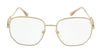 Versace 0VE1283 1476 Pale Gold Square Full Rim Optical Frames