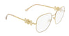 Versace 0VE1283 1476 Pale Gold Square Full Rim Optical Frames
