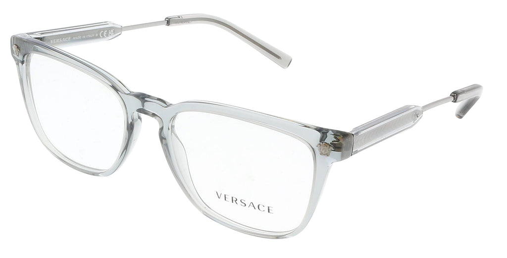 Versace  5254 Transaparent Grey Square Full Rim Optical Frames