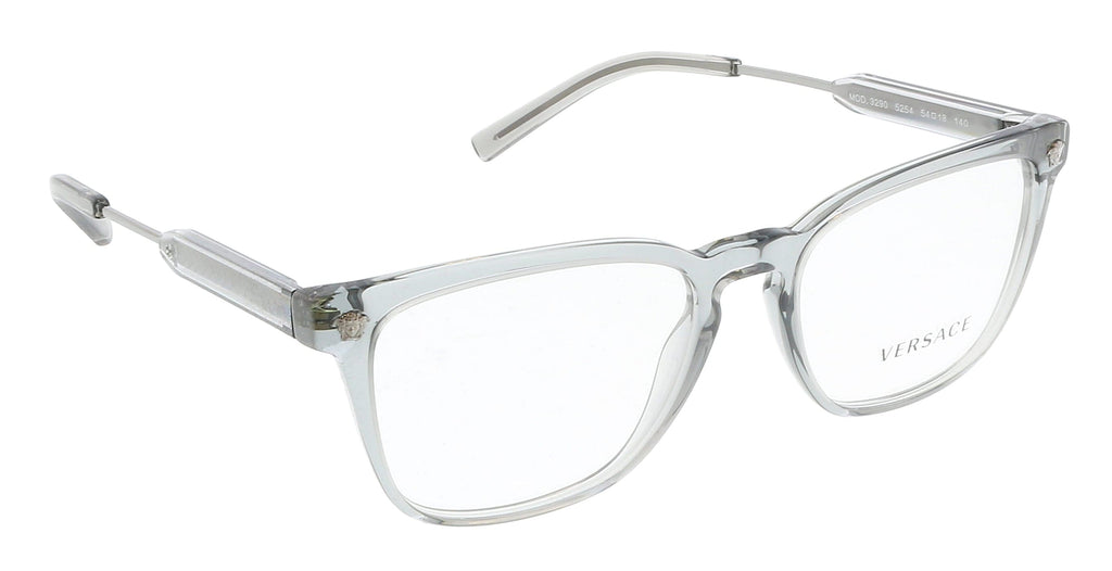 Versace 0VE3290 5254 Transaparent Grey Square Full Rim Optical Frames