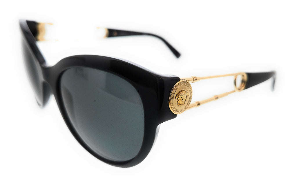 Versace  GB1/87 Black Cateye Full Rim Sunglasses
