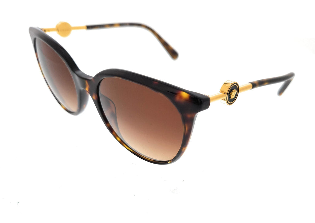 Versace  108/74 Havana Round Full Rim Sunglasses