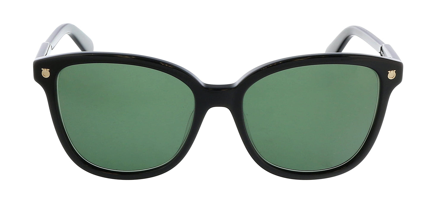 Salvatore Ferragamo SF815S 001 Modified Rectangle Full Rim Sunglasses