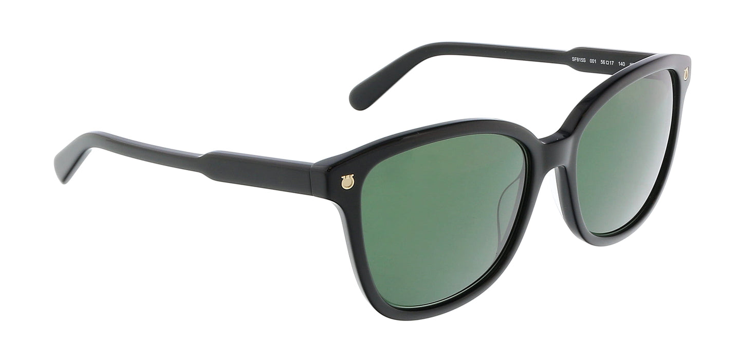 Salvatore Ferragamo SF815S 001 Modified Rectangle Full Rim Sunglasses