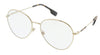 Burberry  Pilot Blue Ligh Block Light Gold Optical Frames