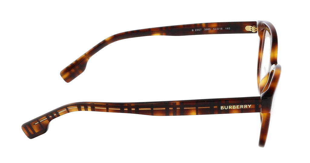 Burberry 0BE2357 3985 Esme Cat Eye Full Rim Light Havana Optical Frames