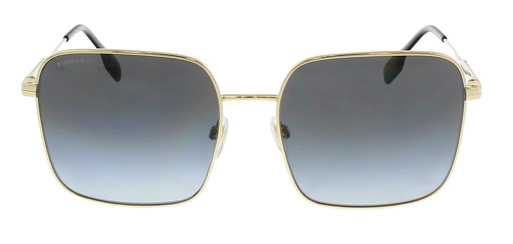 Burberry 0BE3119 11098G Jude  Square Full Rim Light Gold Sunglasses