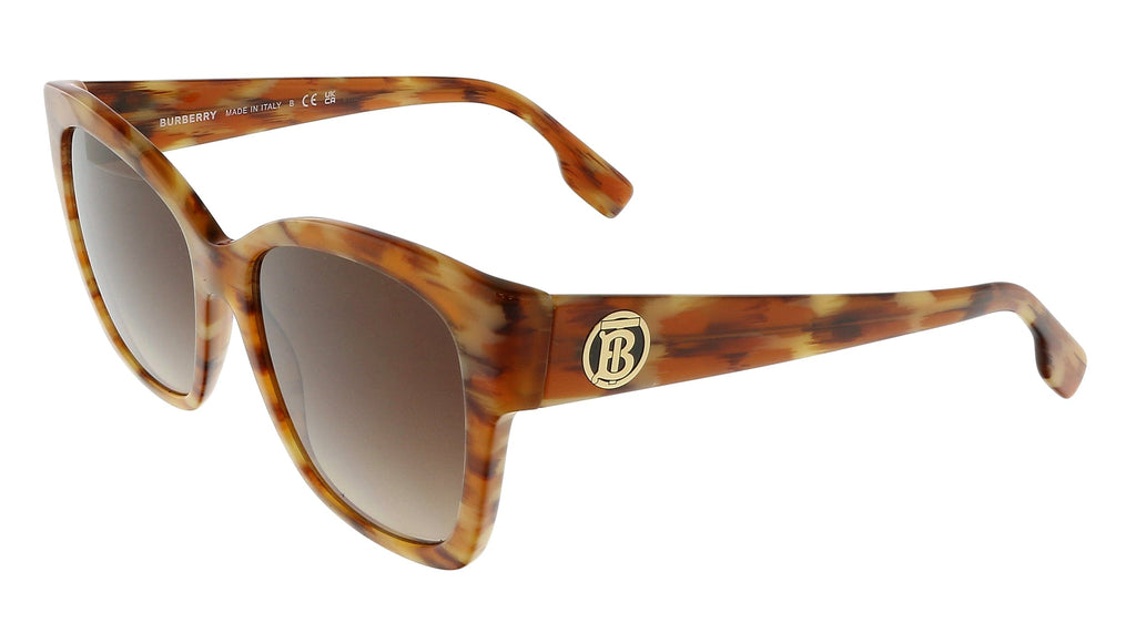 Burberry  Square Full Rim Brown Sunglasses