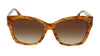 Burberry 0BE4345 391513 Ruth Square Full Rim Brown Sunglasses