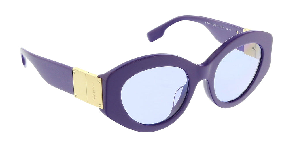 Burberry 0BE4361F 39891A Sophia Oval Full Rim Violet Sunglasses