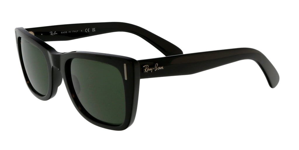 Ray-Ban  Rectangular Full Rim Black Sunglasses