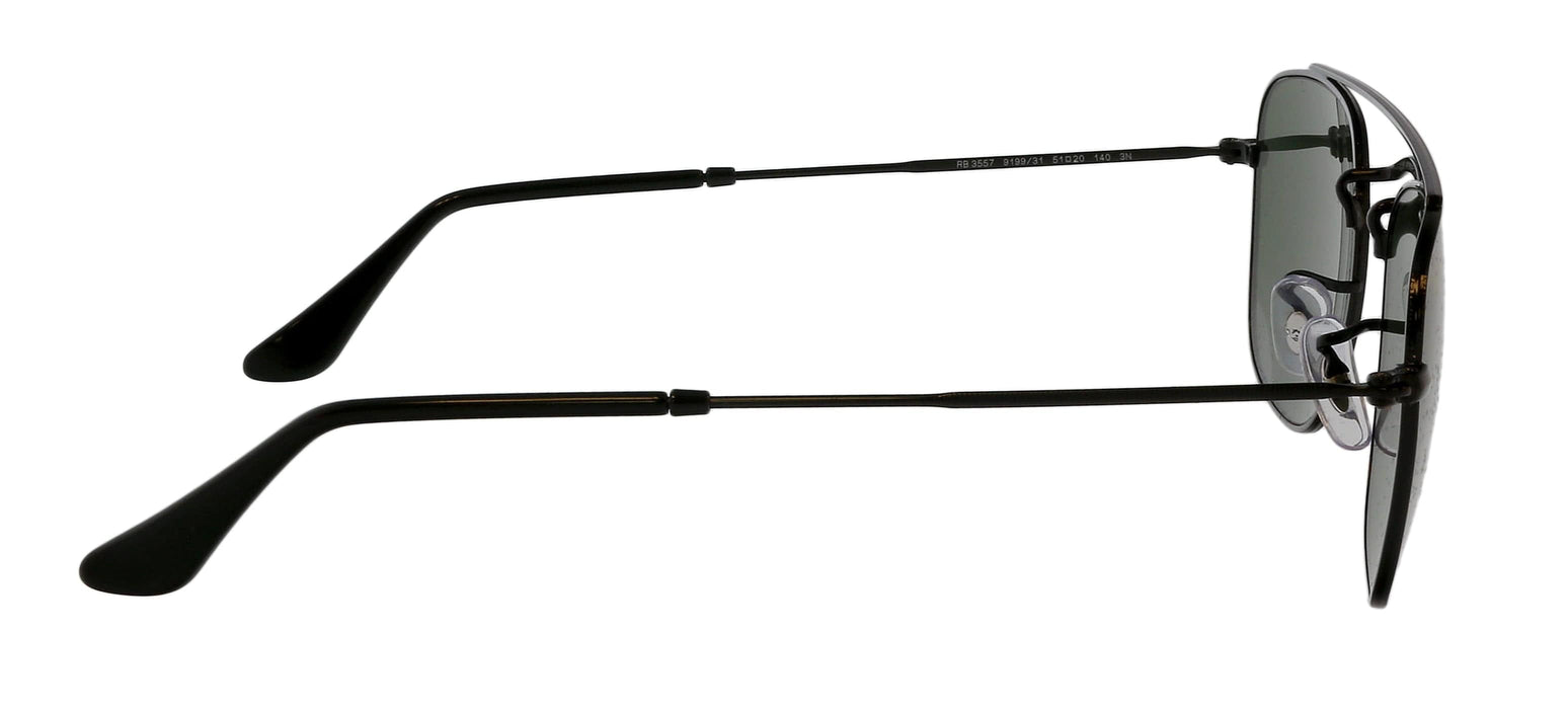 Ray-Ban 0RB3557 919931 Legend  Aviator Full Rim Black Sunglasses