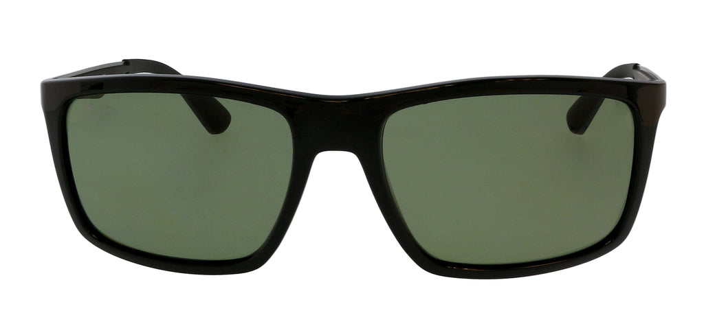 Ray-Ban 0RB4228 601/9A Rectangular Polarized Black Sunglasses