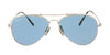 Ray-Ban 0RB8125M 9165 Aviator Titanium Silver Polarized Sunglasses