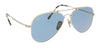 Ray-Ban 0RB8125M 9165 Aviator Titanium Silver Polarized Sunglasses
