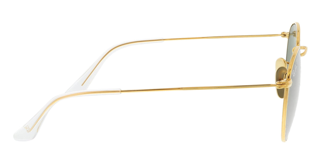 Ray-Ban 0RB8247 921658 Round Titanium Gold Polarized Sunglasses