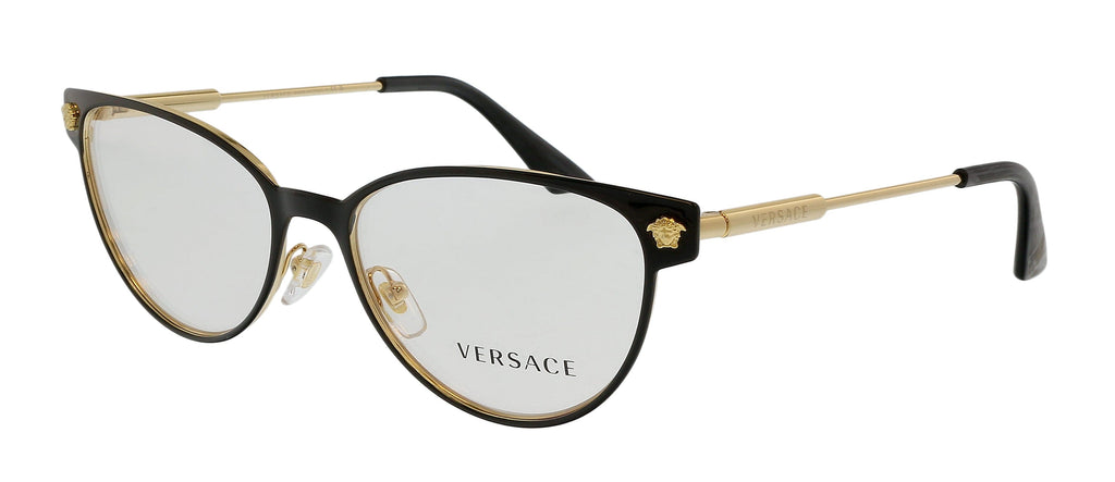 Versace  Cateye Full Rim Black / Gold Optical Frames