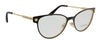 Versace 0VE1277 1433 Cateye Full Rim Black / Gold Optical Frames