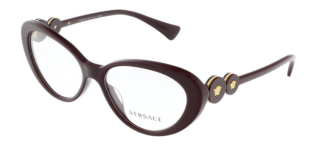 Versace  Cateye Full Rim Bordeaux Optical Frames