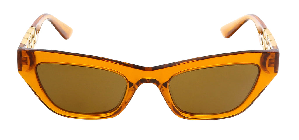 Versace 0VE4419 532963 Cateye Full Rim Transparent Orange Sunglasses