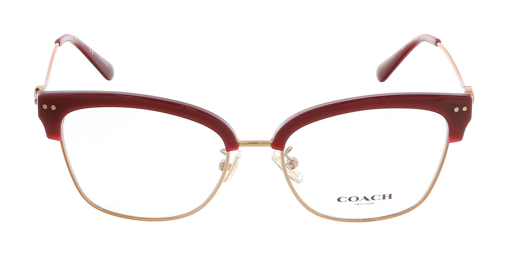 Coach HC8320 56518G Burgundy Rose Gold Cat Eye Optical Frames