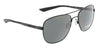 COLUMBIA  C111S DEADFALL 002 Satin Black/Smoke Aviator Sports Sunglasses