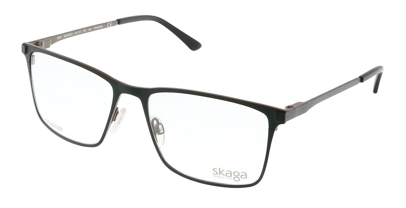 Skaga SK2833 GEDIGEN 315 Green Square Titanium Optical Frames