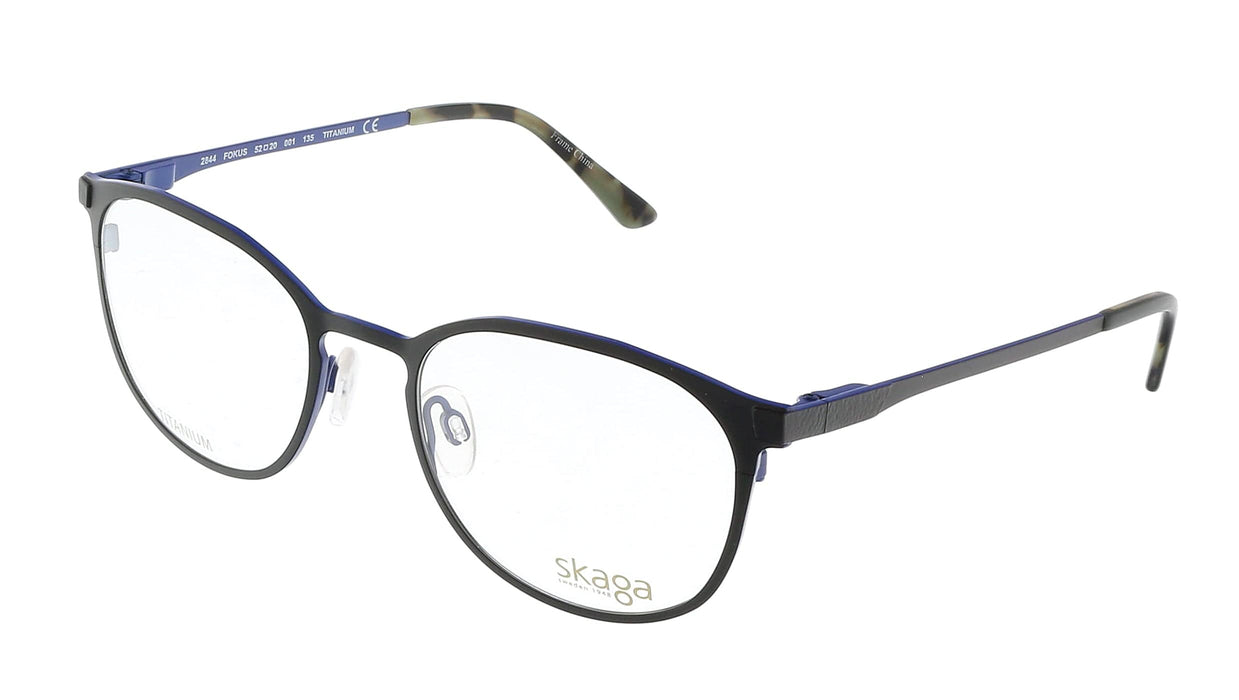 Skaga SK2844 FOKUS 001 Black Tea Cup Titanium Optical Frames