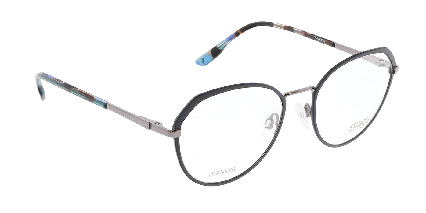 Skaga SK3001 NATTVIOL 038 Light Grey Oval Titanium Optical Frames
