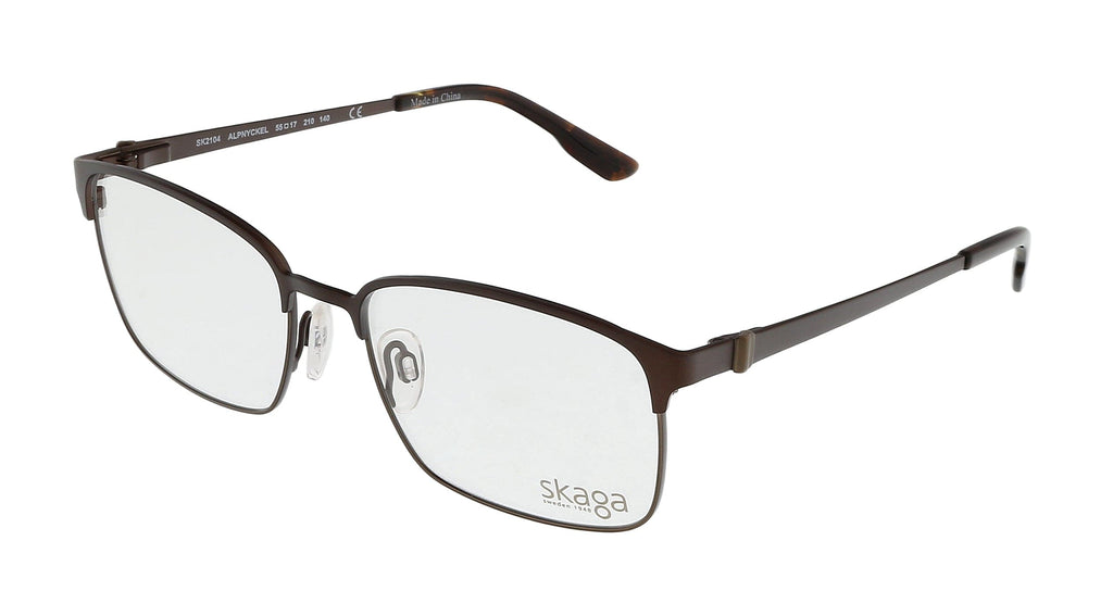 Skaga  Brown/Light Brown Modified Rectangle Optical Frames