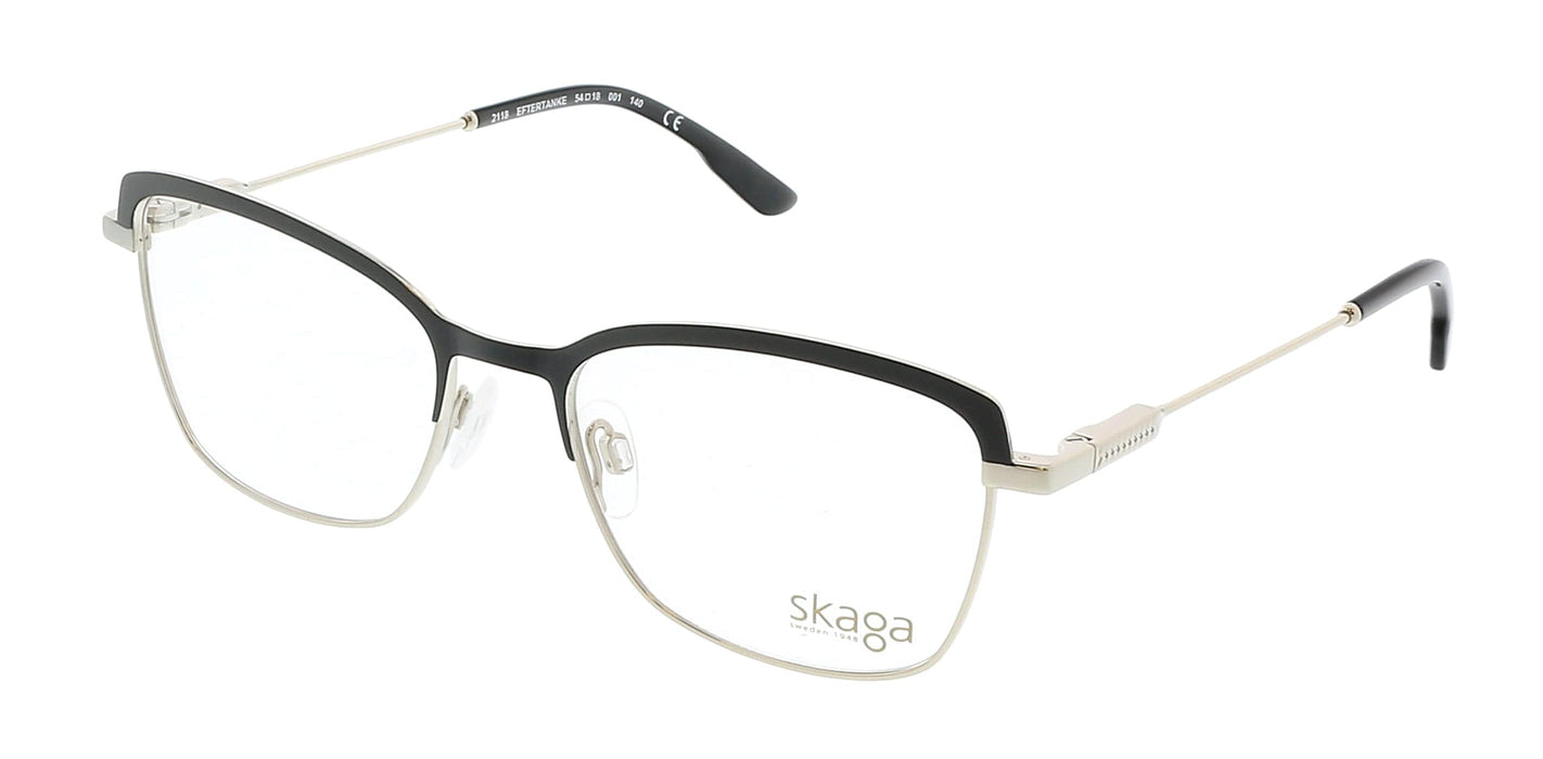 Skaga SK2118 EFTERTANKE 001 Black Butterfly Optical Frames
