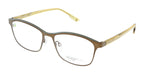 Skaga SK2124 THERESE 210 Brown Matte Modified Rectangle Optical Frames