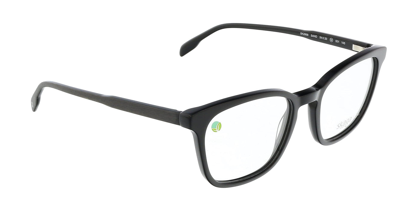 Skaga SK2868 SAND 001 Black Modified Rectangle Optical Frames