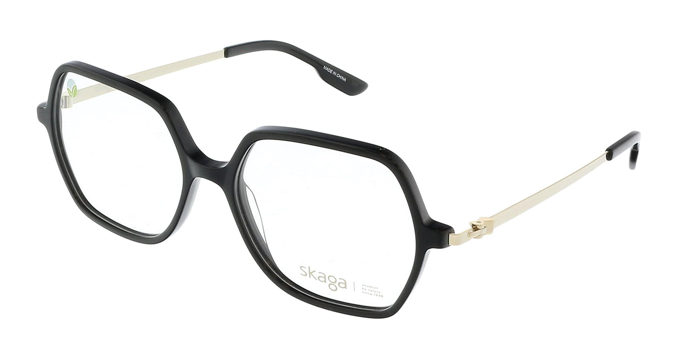 Skaga SK2869 SVAN 001 Black Modified Rectangle Optical Frames