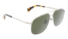 Lanvin LNV110S 045 Full Rim Silver/Green Aviator  Sunglasses