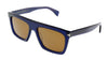 Lanvin  Full Rim Blue Modified Rectangle  Sunglasses