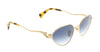 Lanvin LNV115S 721 Full Rim Gold / Gradient Blue Cat Eye  Sunglasses