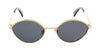 Lanvin LNV116S 710 Full Rim Gold / Grey Oval  Sunglasses