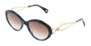 Lanvin  Full Rim Blue Havana Cat Eye  Sunglasses