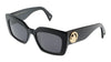 Lanvin  Full Rim Black Modified Rectangle  Sunglasses