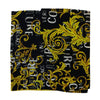 Versace Jeans Couture Black/Gold Signature Baroque Print Square Scarf