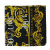 Versace Jeans Couture Black/Gold Signature Baroque Print Square Scarf