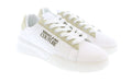 Versace Jeans Couture Womens Low Top Signature Glitter White/Gold Sneakers-