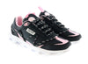 Versace Jeans Couture Low Top Lace Up Athletic Black/Pink Sneakers-