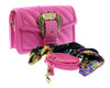 Versace Jeans Couture Hot Pink Medium Baroque Buckle Shoulder bag