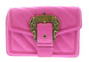 Versace Jeans Couture Hot Pink Medium Baroque Buckle Shoulder bag