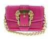 Versace Jeans Couture Hot Pink Small  Baroque Buckle Crossbody bag