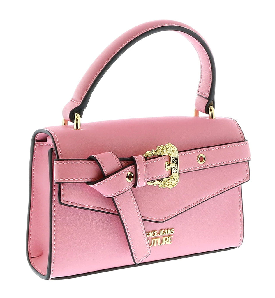 Versace Jeans Couture Baby Pink Small Baroque Buckle Shoulder bag