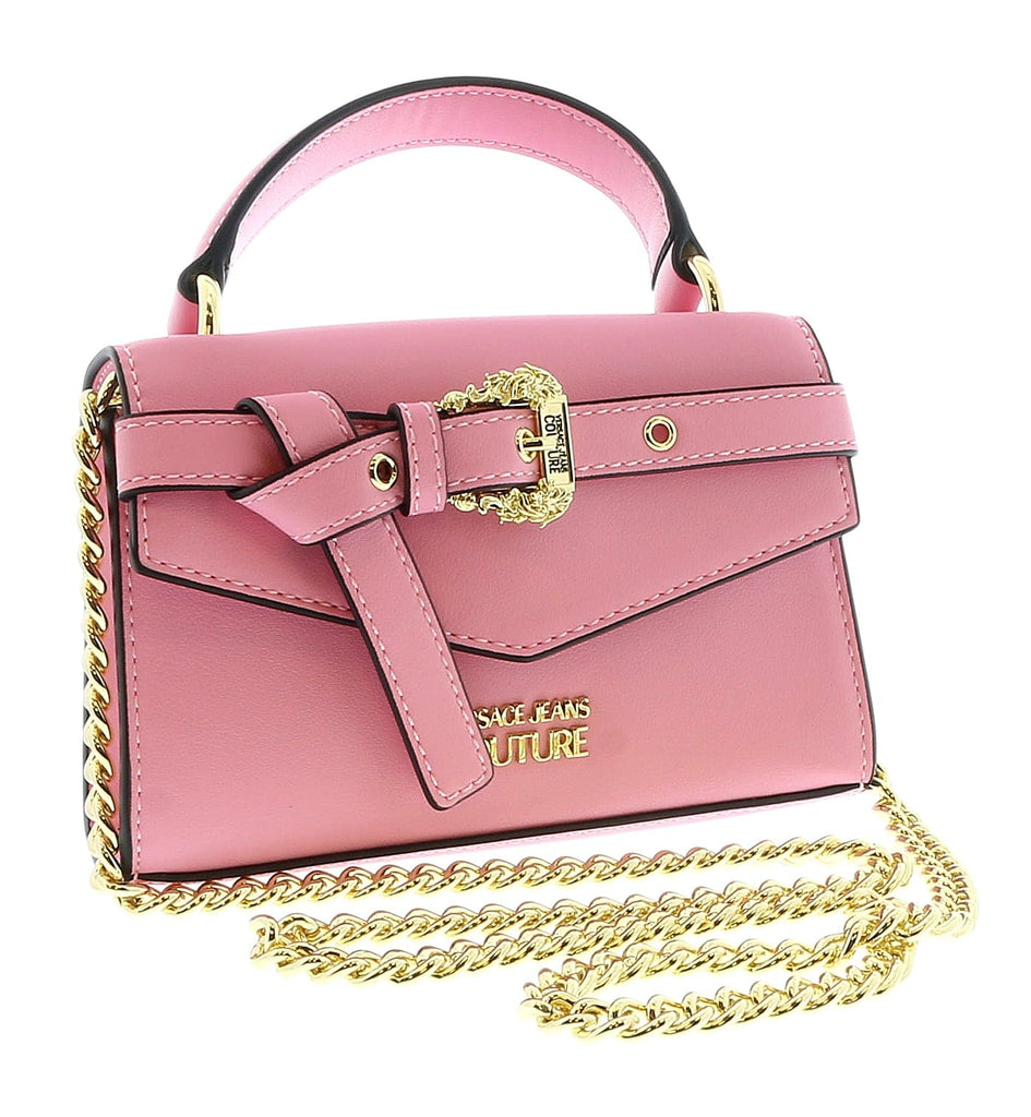 Versace Jeans Couture Baby Pink Small Baroque Buckle Shoulder bag